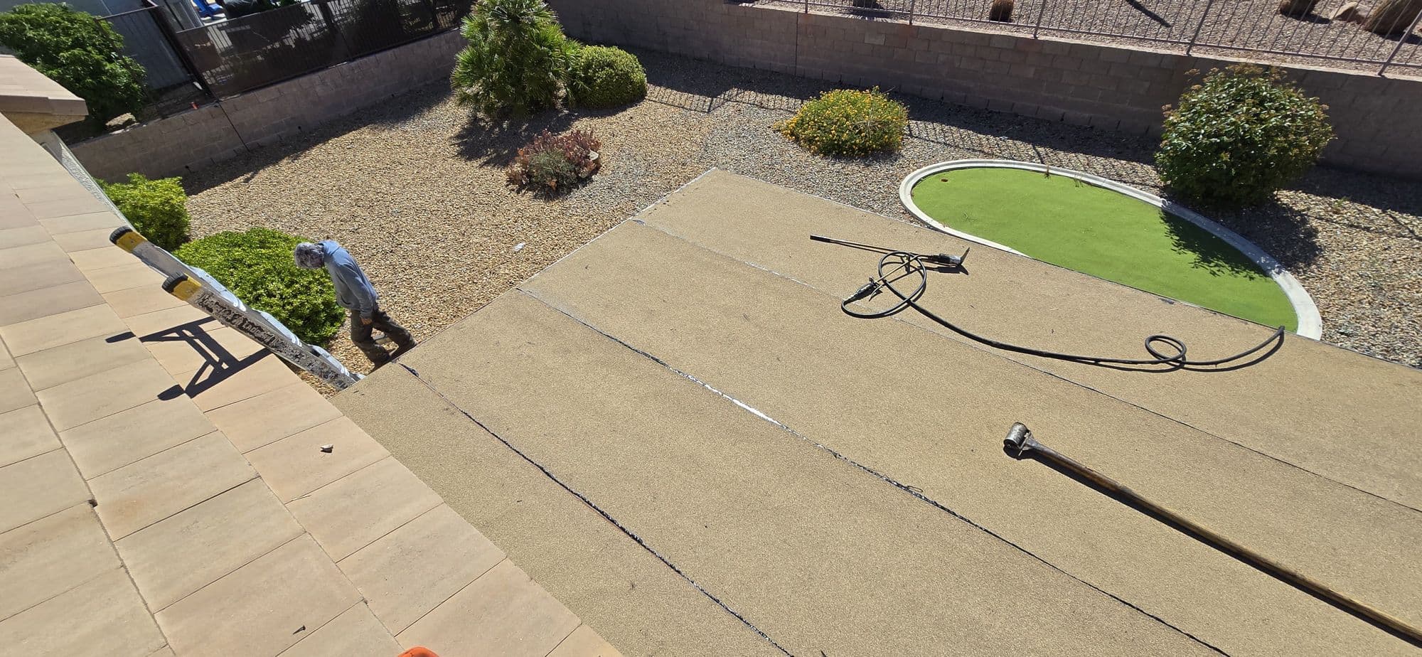 Flat roof replacement: After