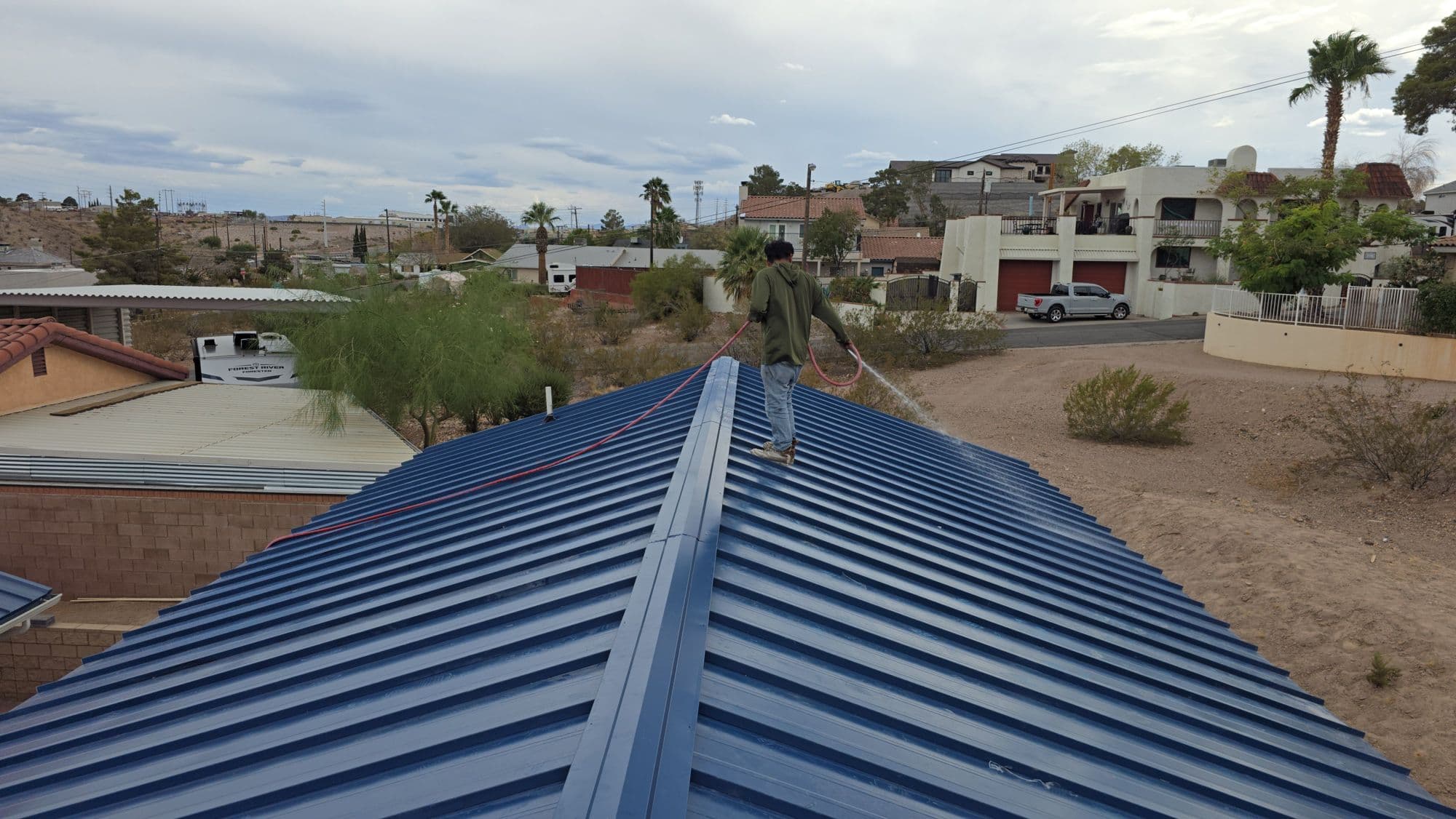 Metal roof replacement