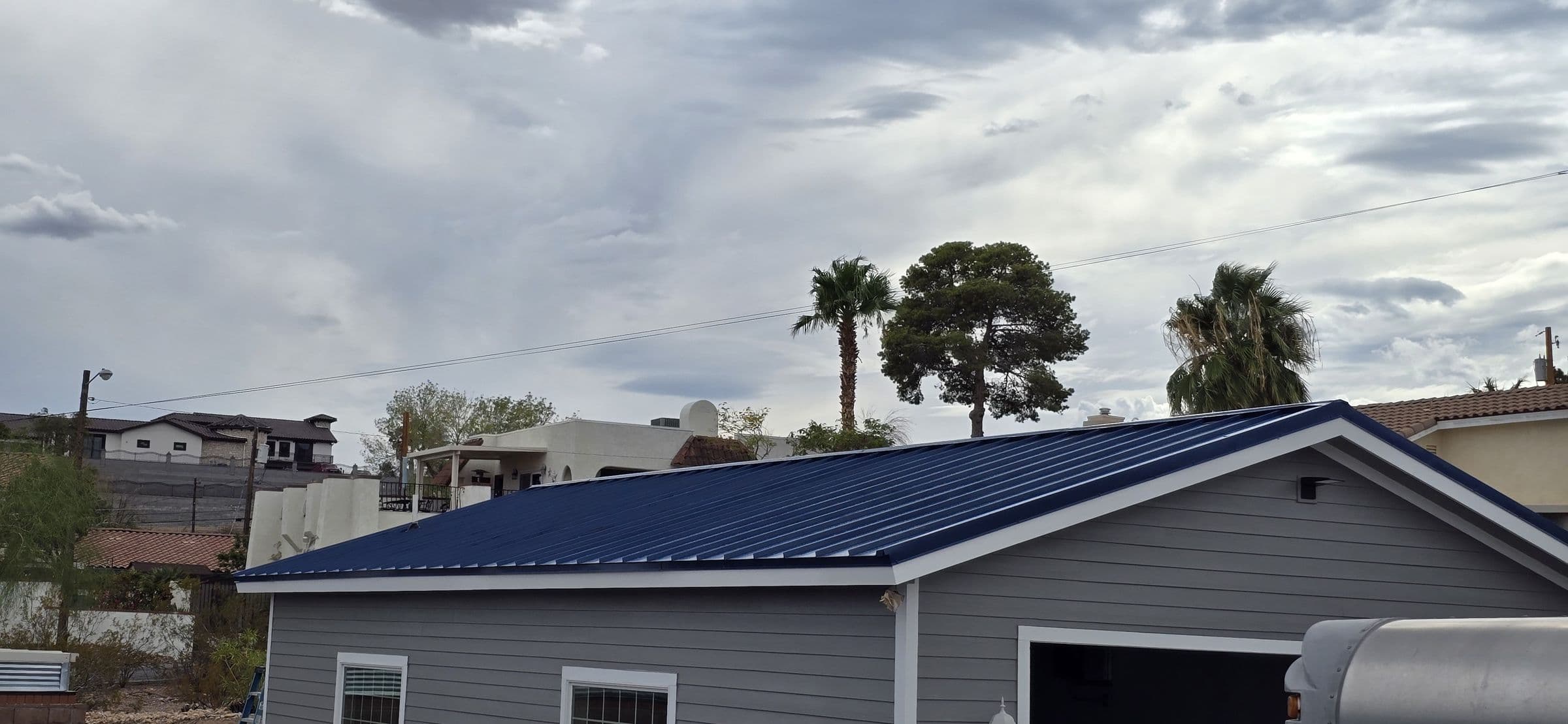 metal roof job