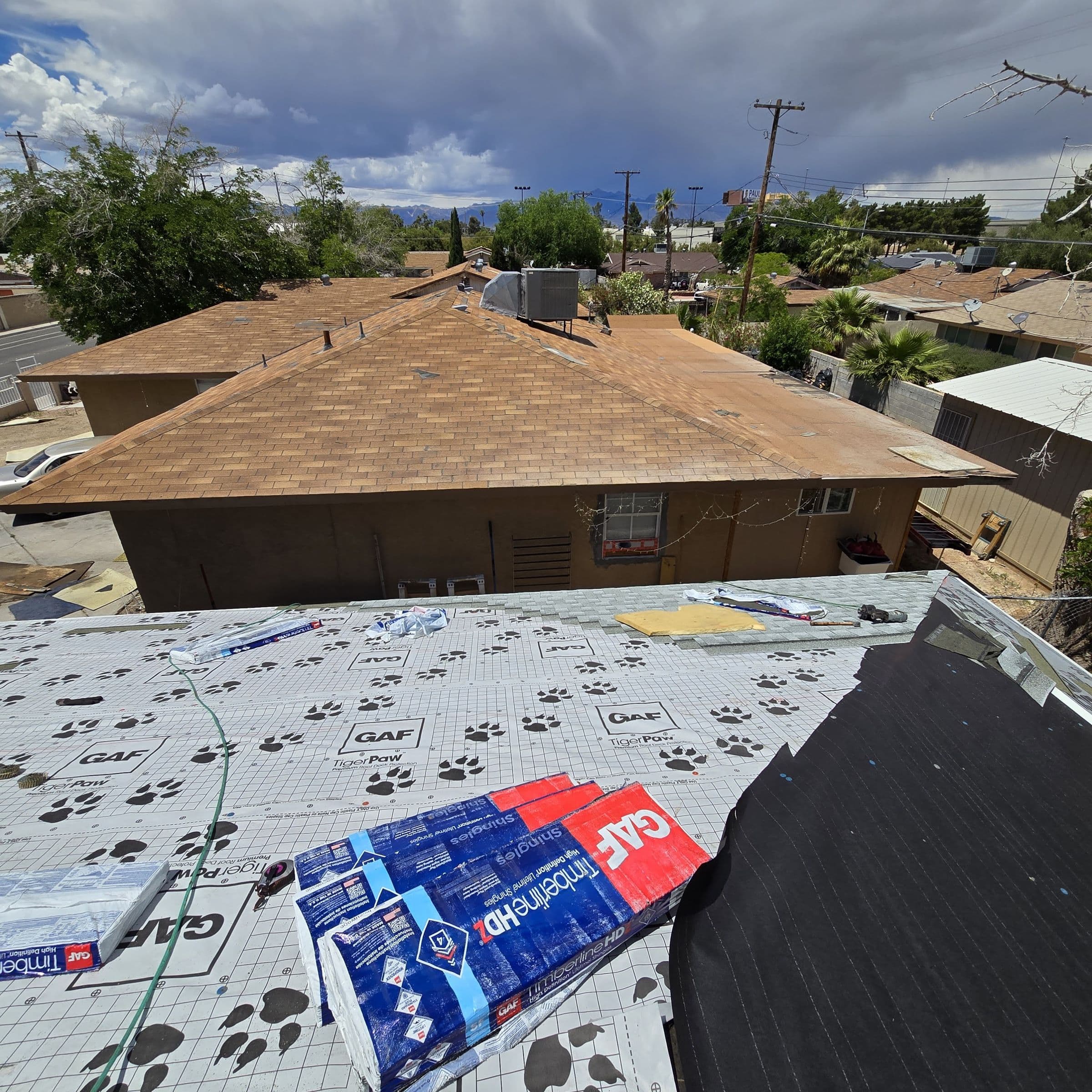 underlayment and drip edge